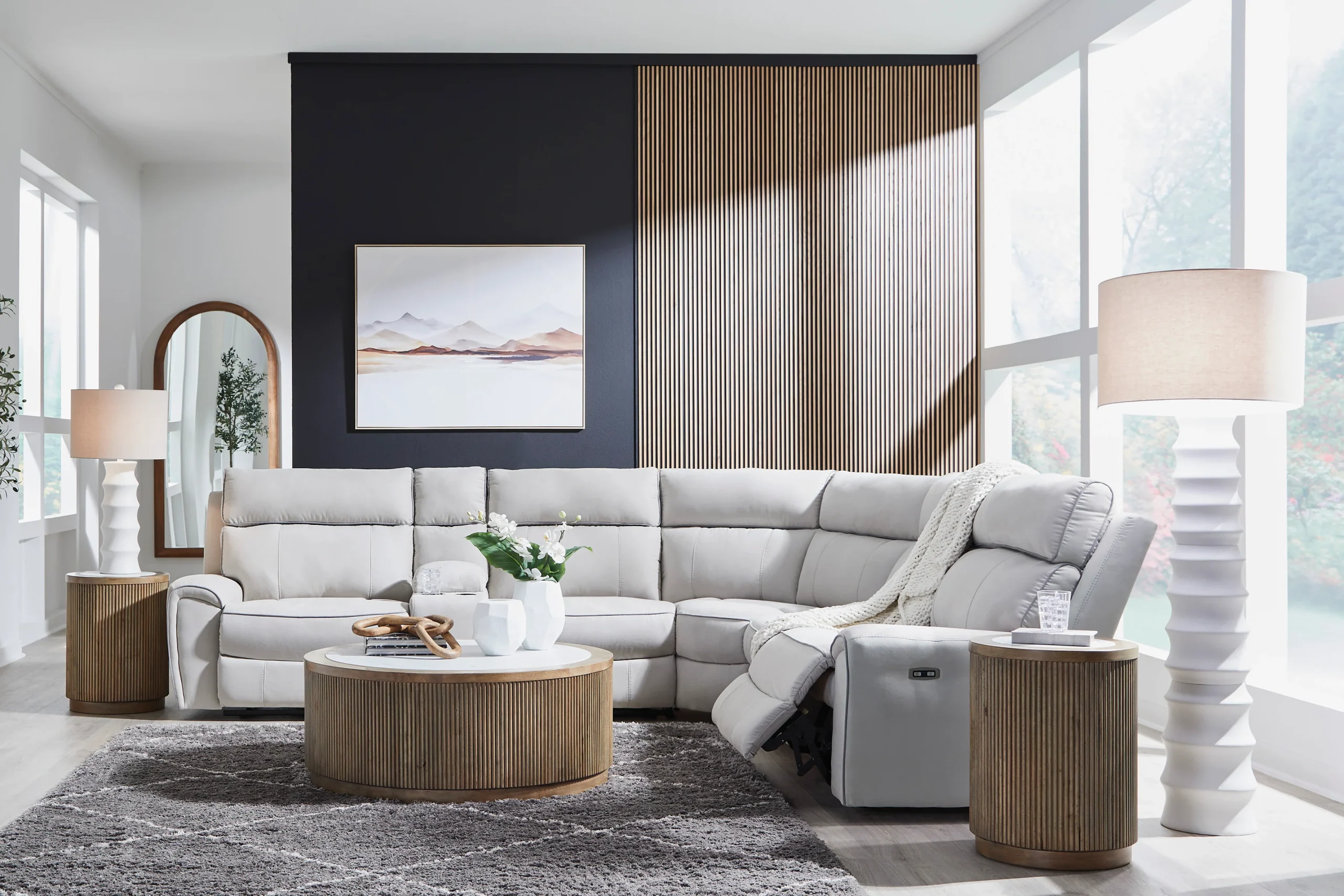 Grafton Pike 6-Piece Power Reclining Sectional