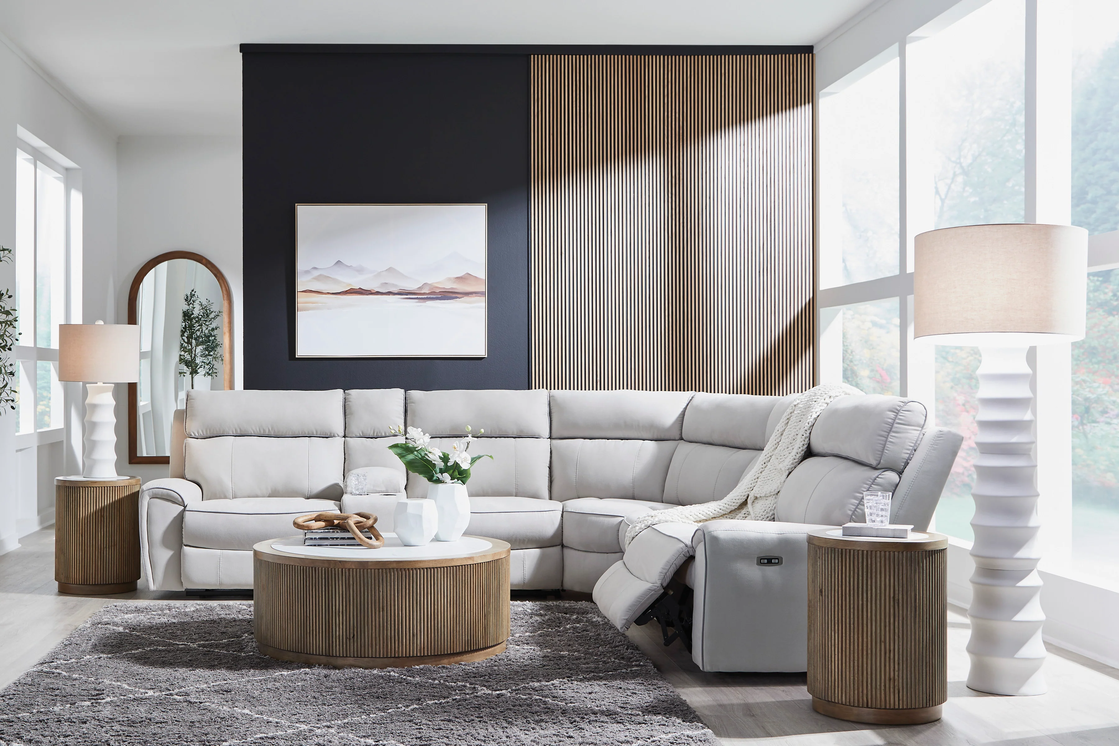 Grafton Pike 6-Piece Power Reclining Sectional