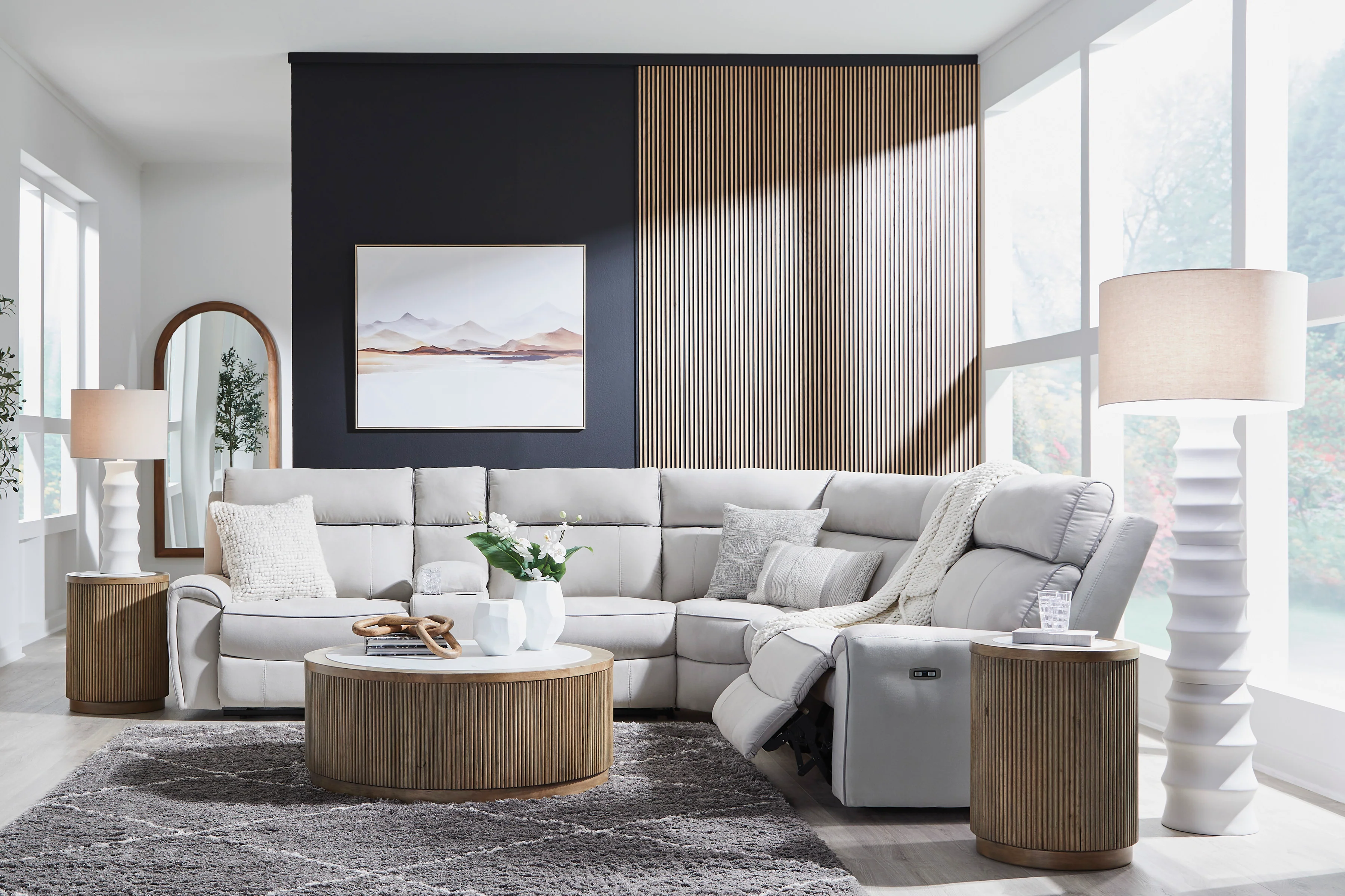 Grafton Pike 6-Piece Power Reclining Sectional