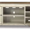 Realyn XL TV Stand with Fireplace Option