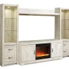Bellaby 4-Piece Entertainment Center with Fireplace