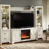Bellaby 4-Piece Entertainment Center with Fireplace