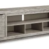 Naydell XL TV Stand with Fireplace Option