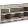 Naydell XL TV Stand with Fireplace Option