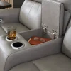 5Z-Relaxation Power Reclining Console Loveseat