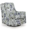 Dustinford Swivel Glider Accent Chair
