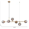 Gisela Ceiling Lamp Brass