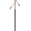 Tanner Floor Lamp Black & Brass