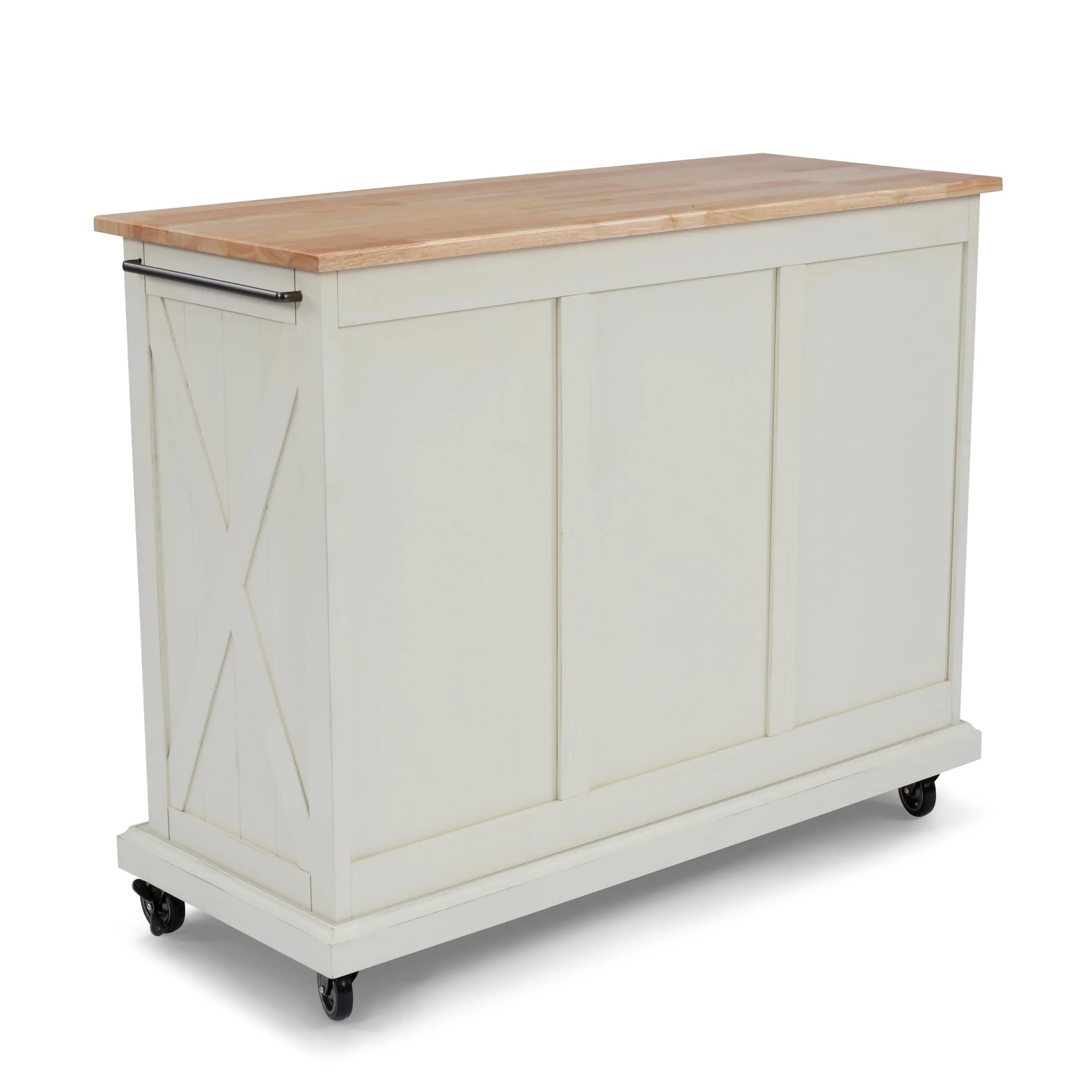 Bay Lodge Wood Top Kitchen Cart