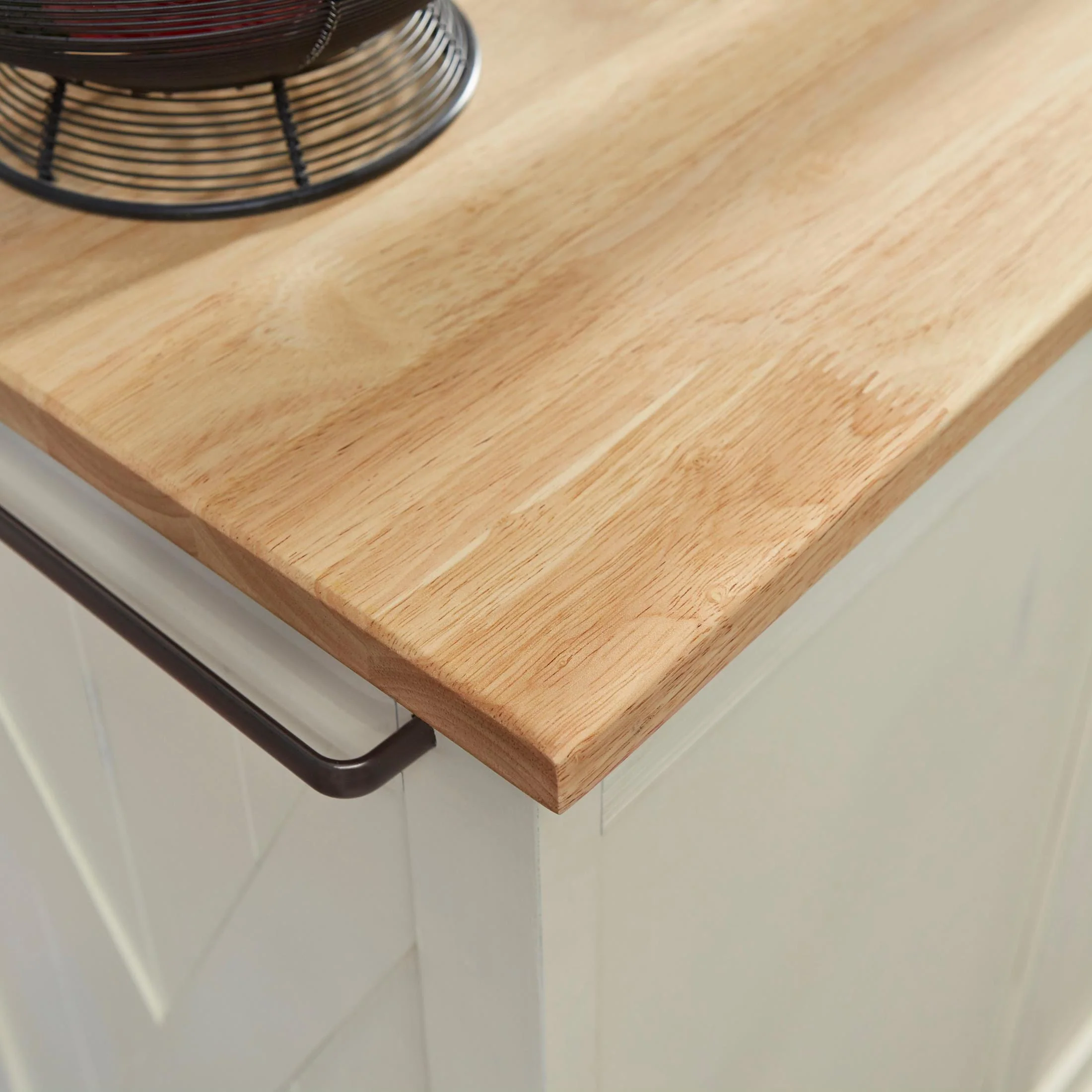 Bay Lodge Wood Top Kitchen Cart