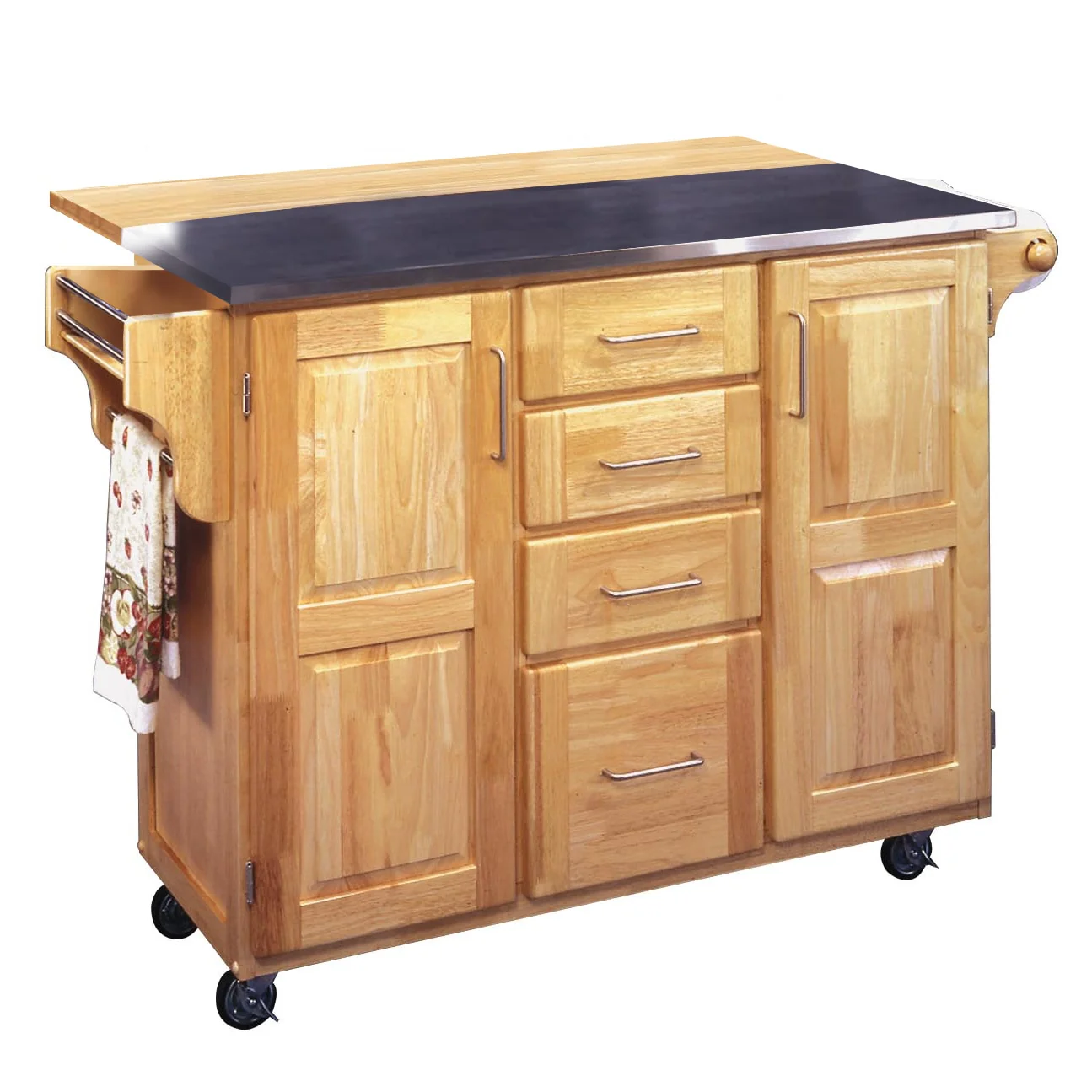 General Line 4 Drawer Kitchen Cart