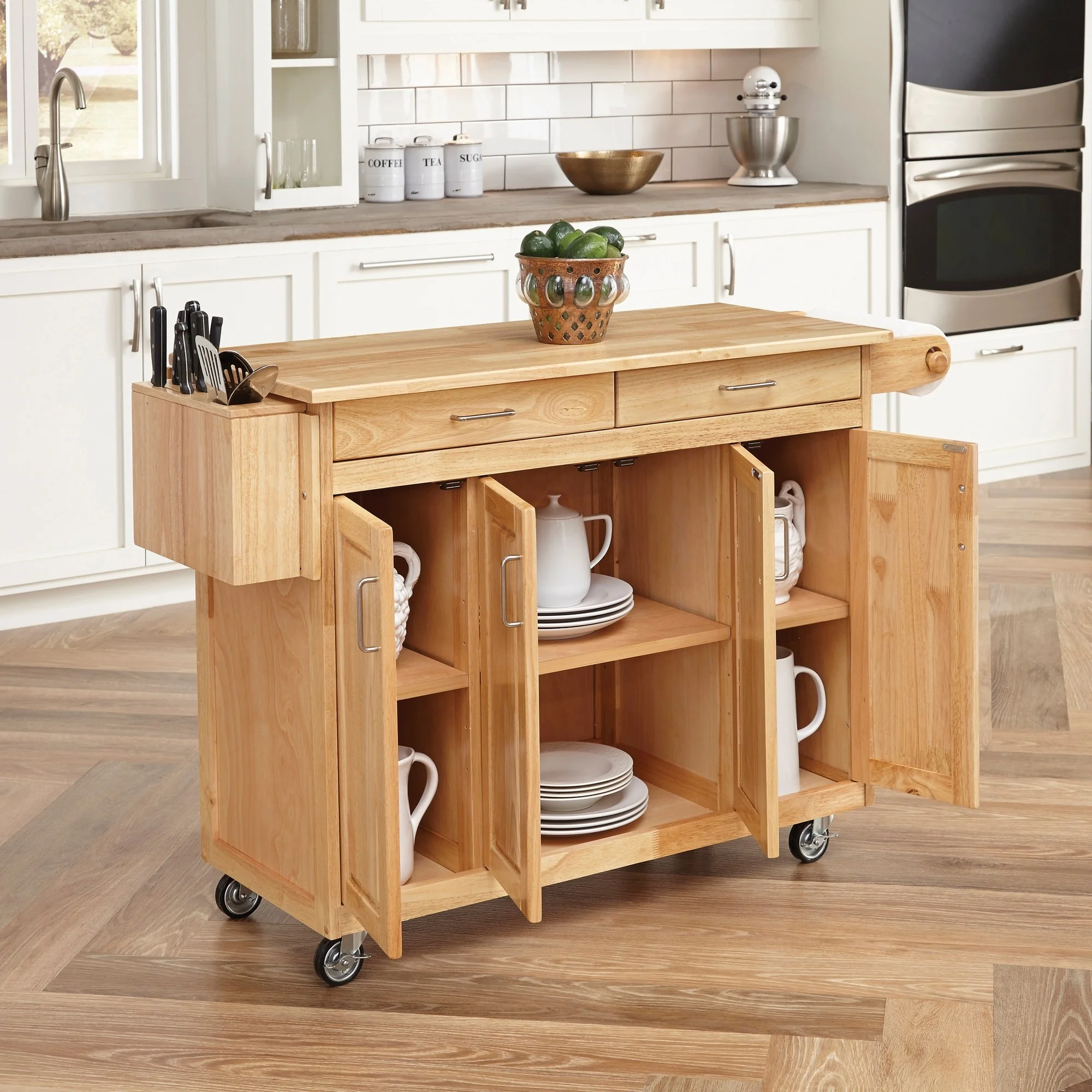General Line 2 Drawer Kitchen Cart