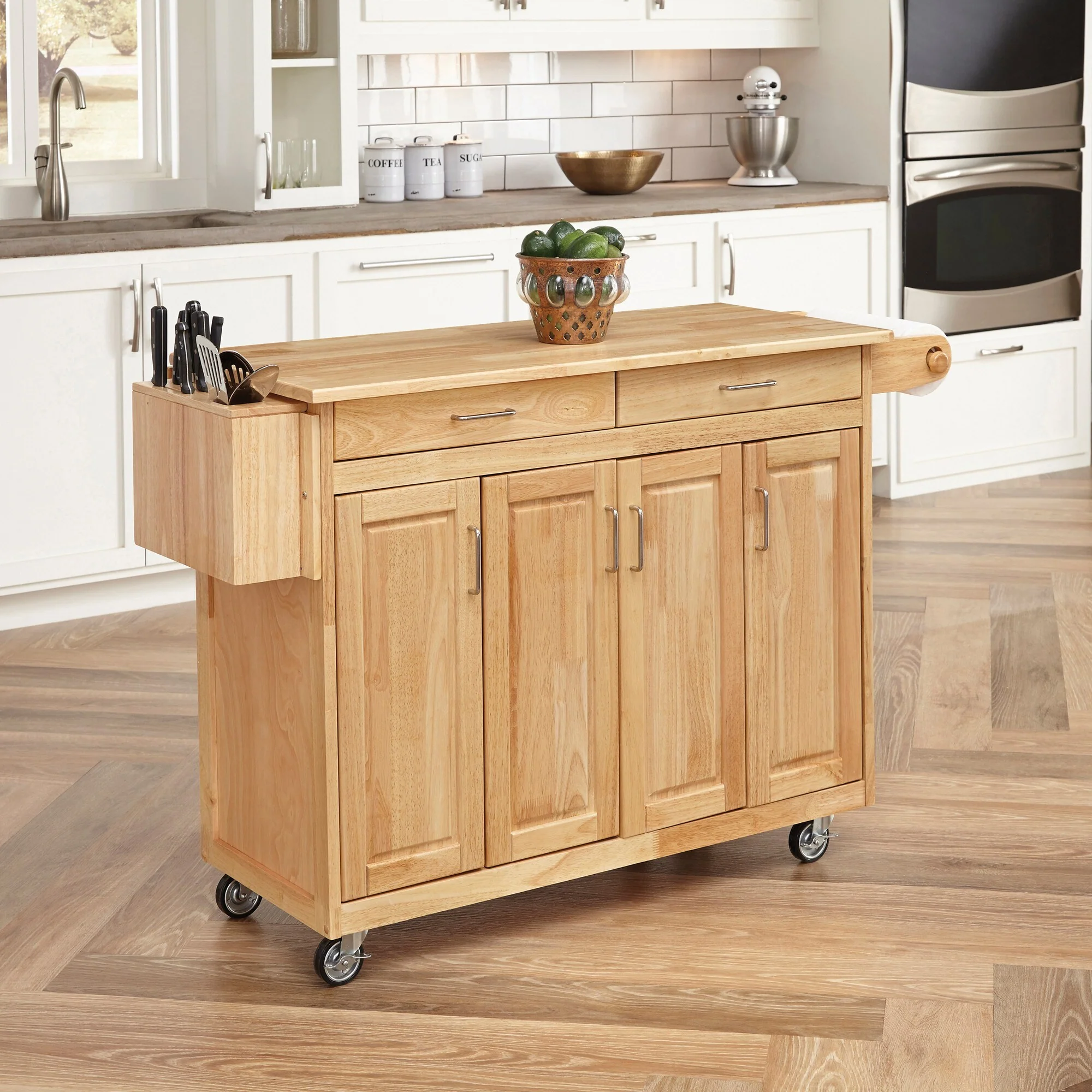 General Line 2 Drawer Kitchen Cart