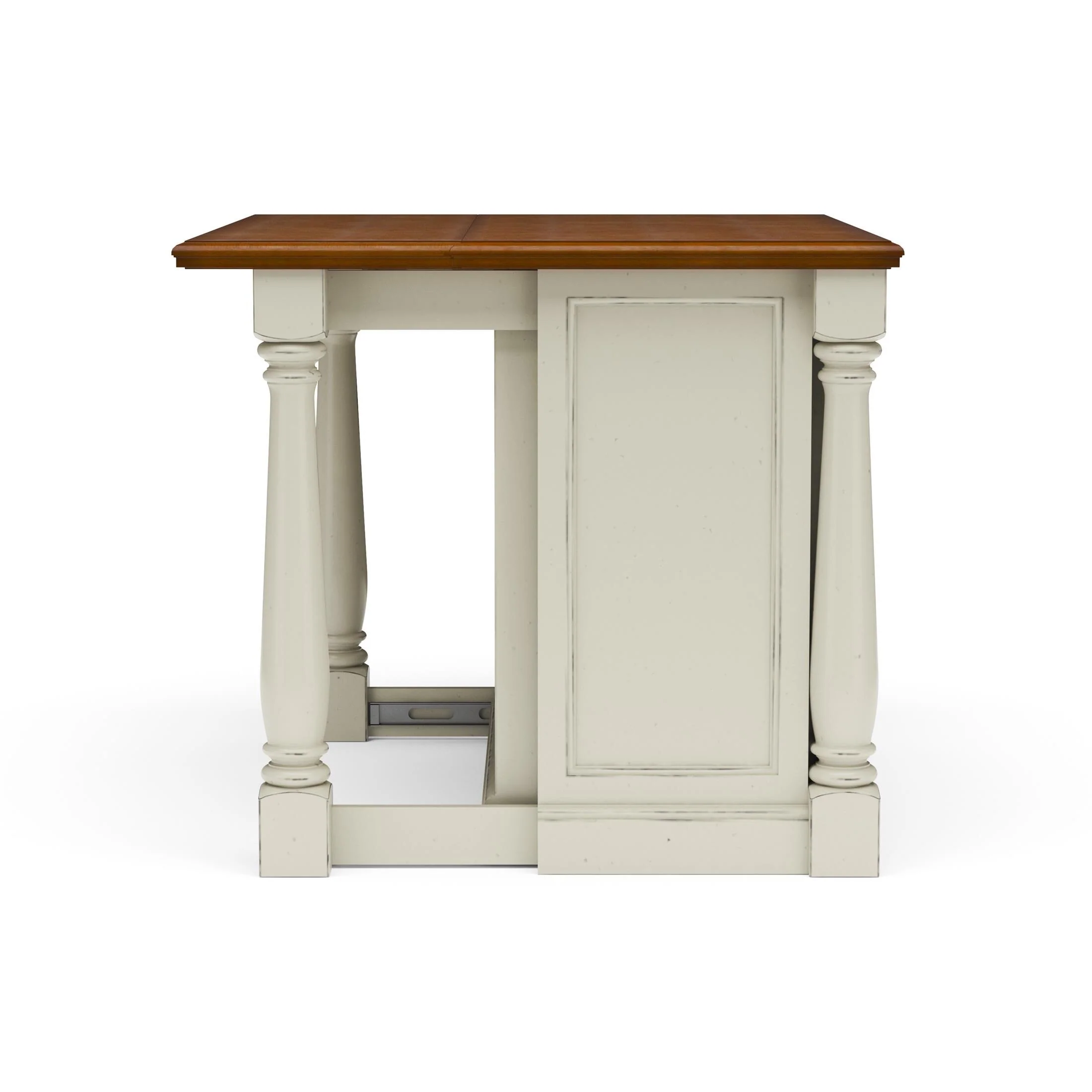 Monarch Kitchen Wood Top Island