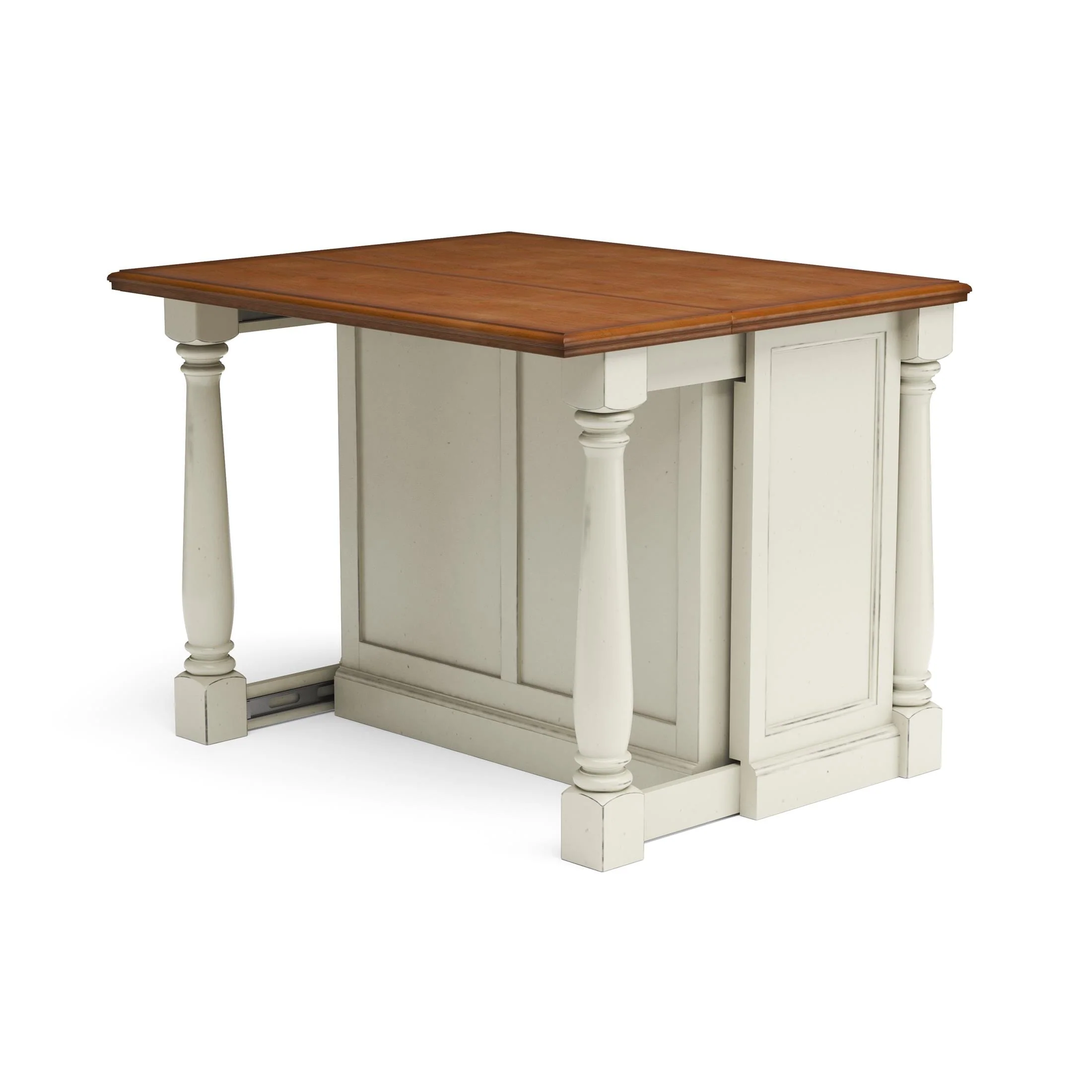 Monarch Kitchen Wood Top Island