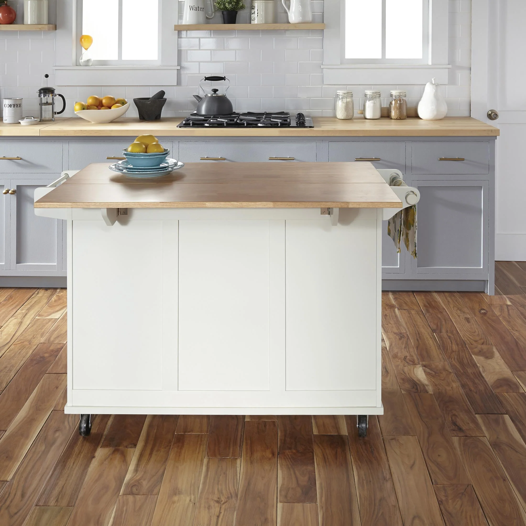 Dolly Madison 2 Drawer Kitchen Cart