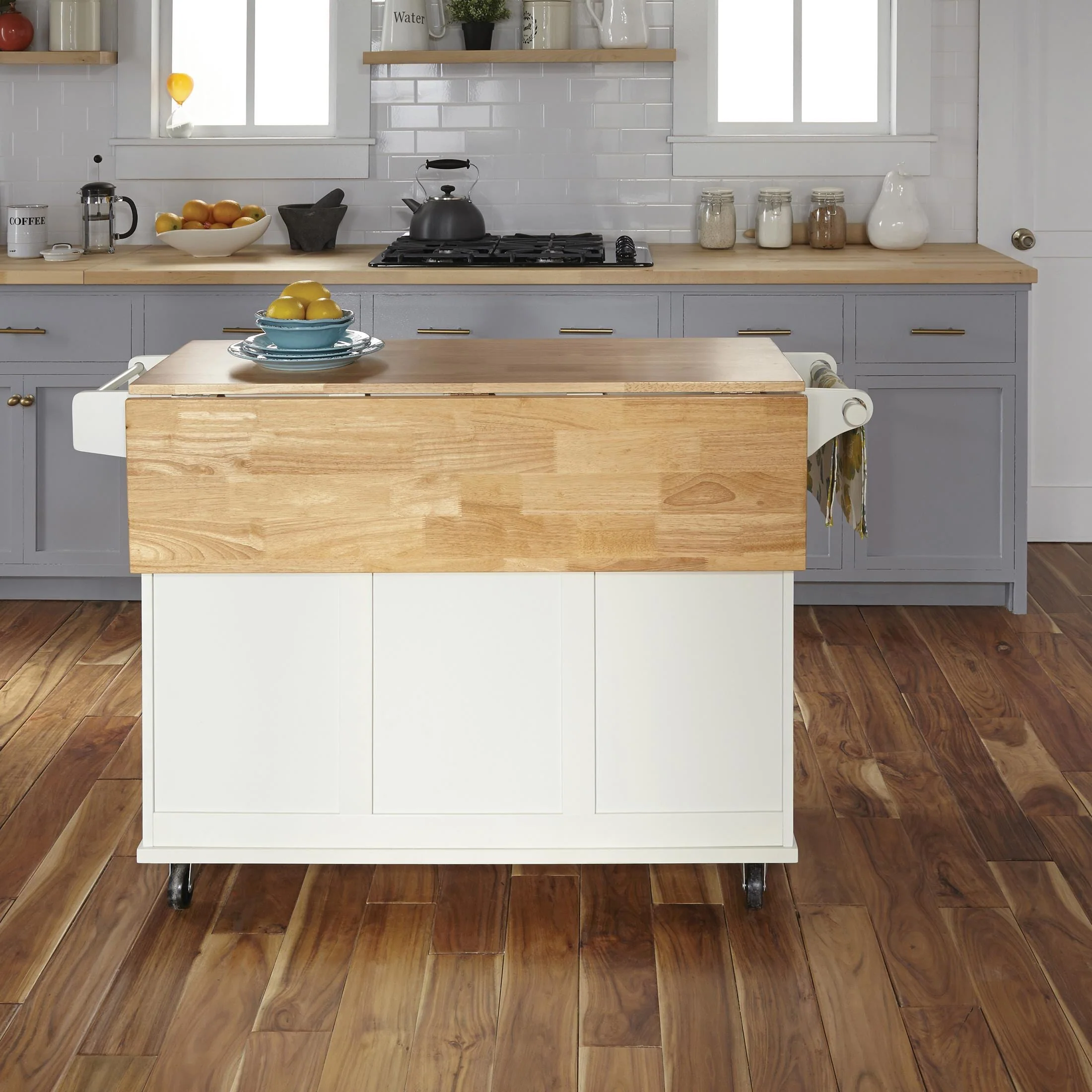 Dolly Madison 2 Drawer Kitchen Cart
