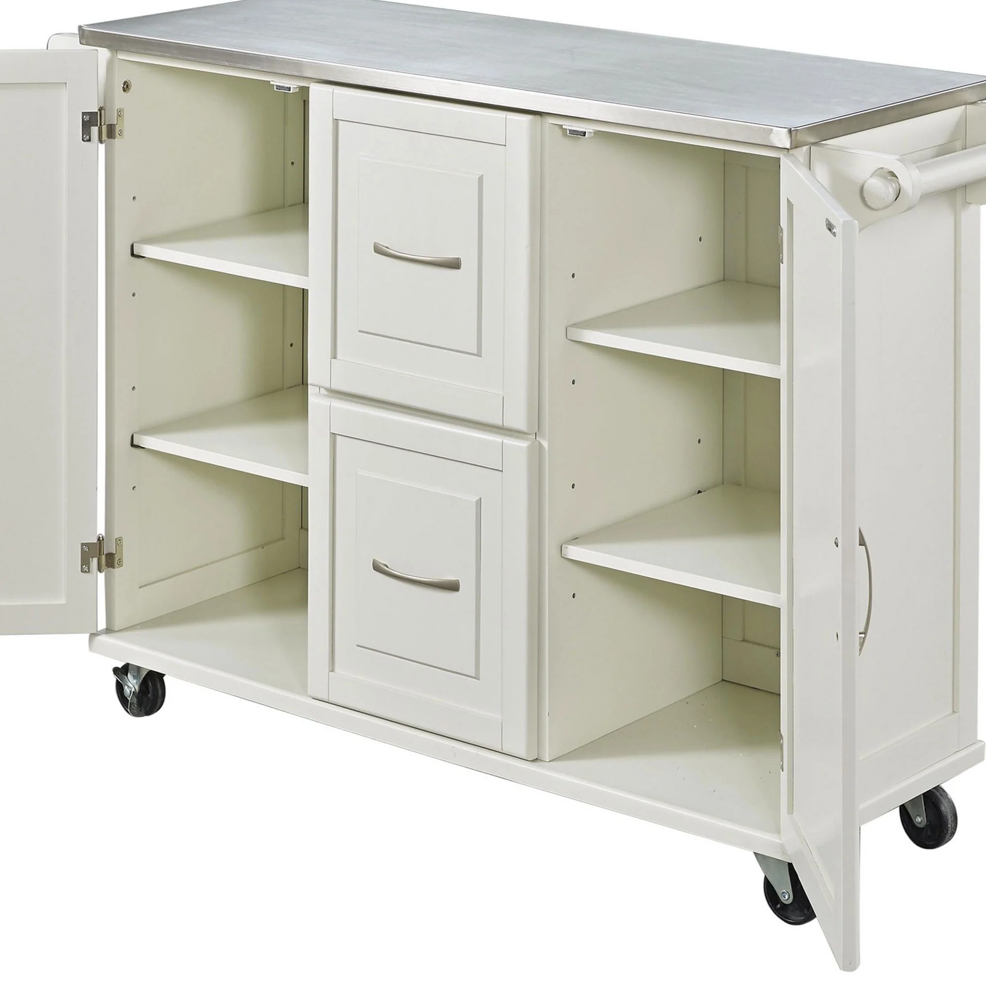 Dolly Madison 2 Drawer Kitchen Cart