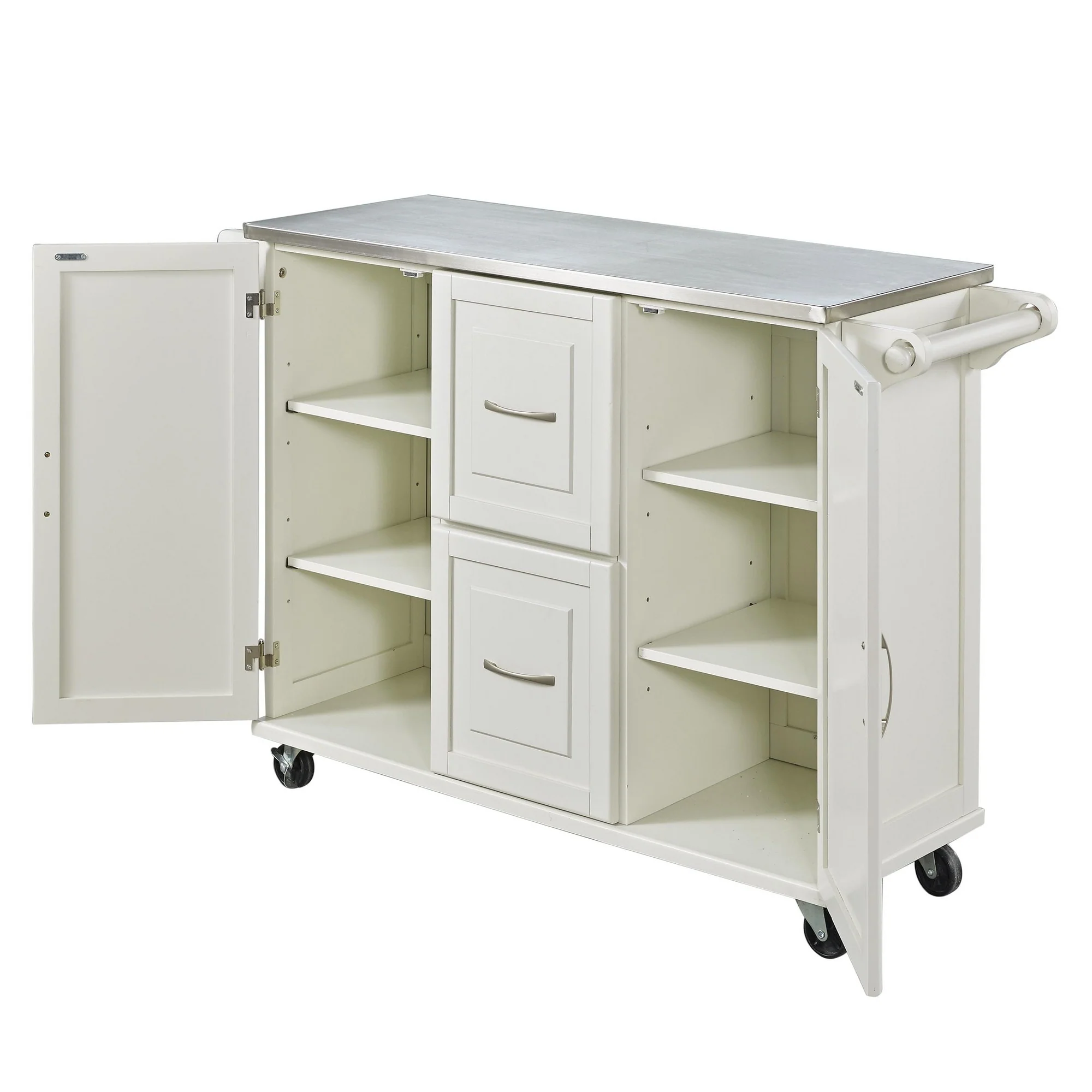 Dolly Madison 2 Drawer Kitchen Cart