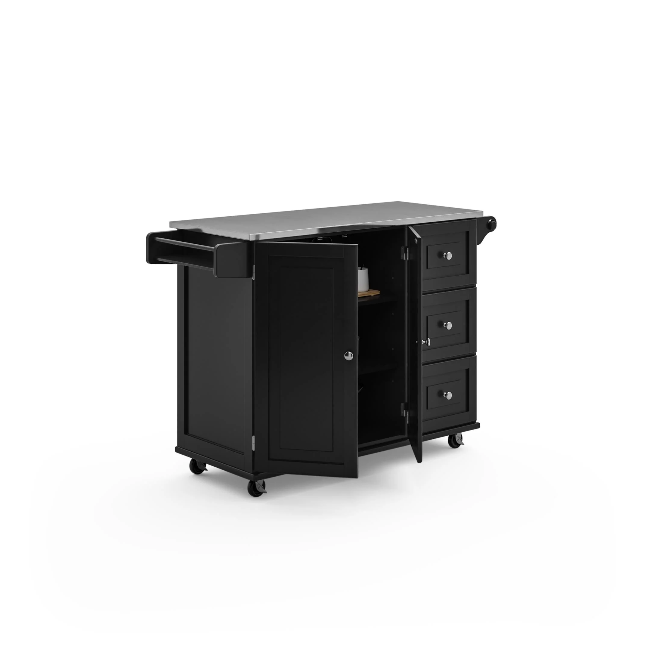Dolly Madison 3 Drawer Kitchen Cart
