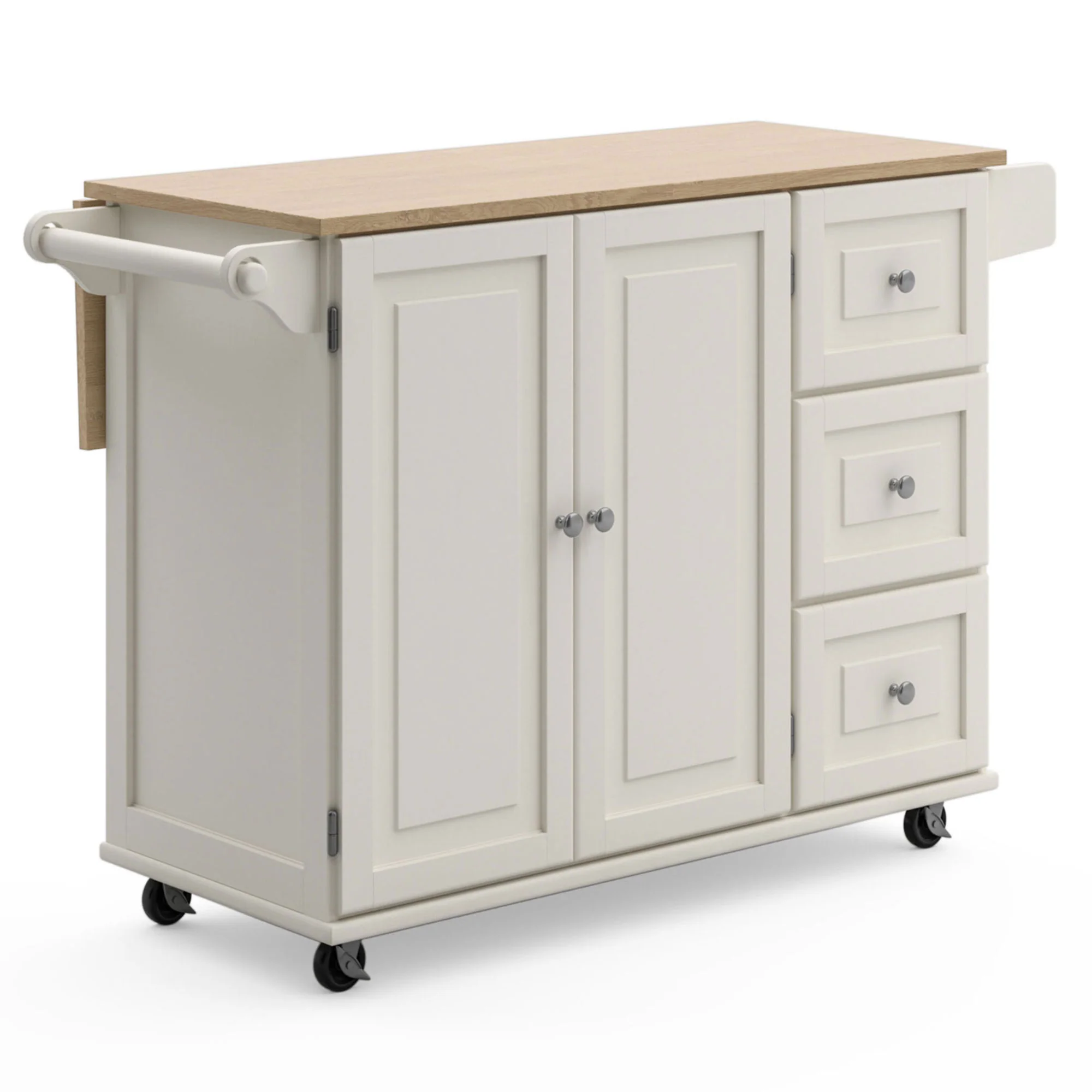 Dolly Madison 3 Drawer Kitchen Cart