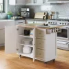 Dolly Madison 3 Drawer Kitchen Cart