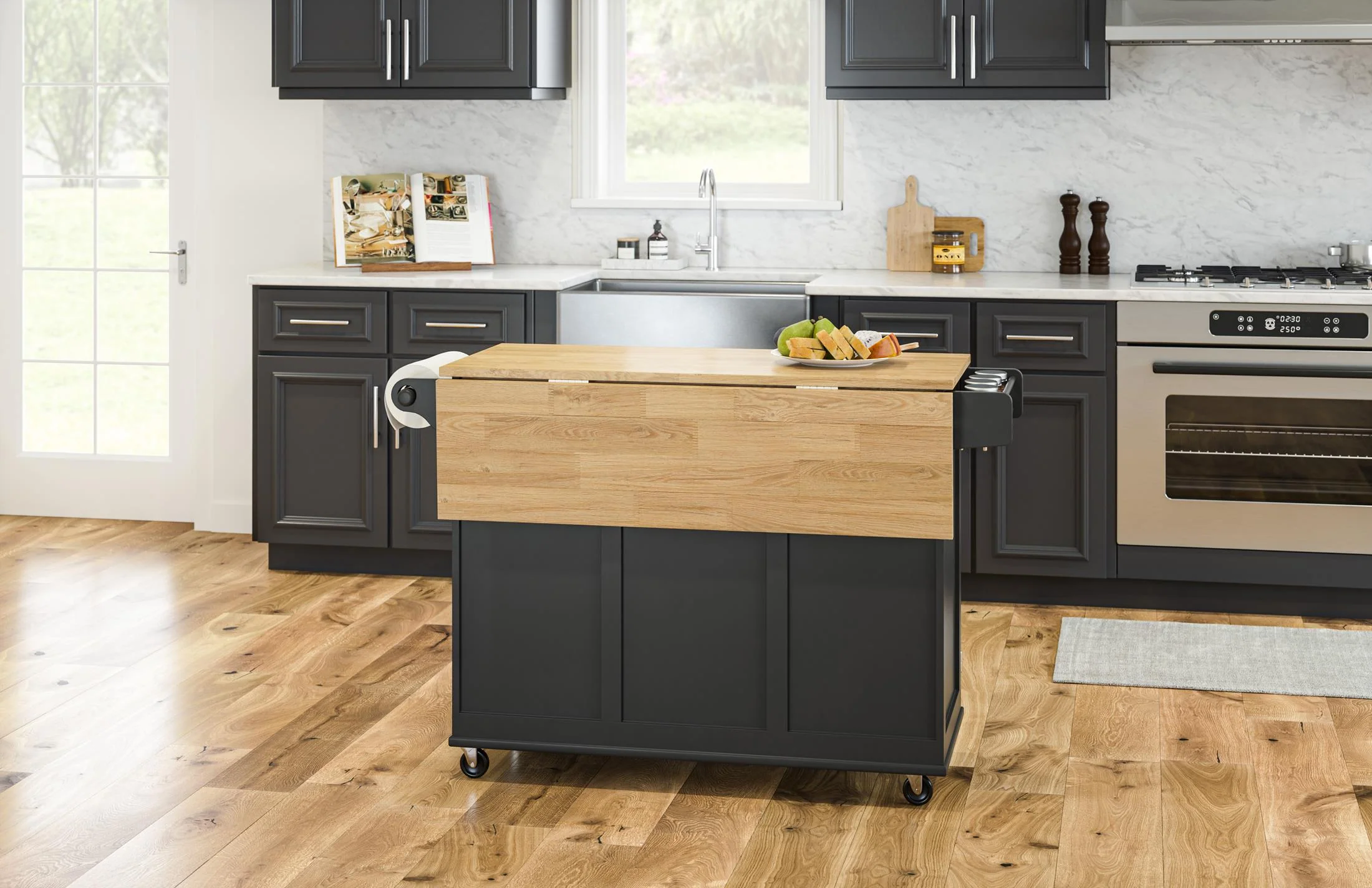 Dolly Madison 3 Drawer Kitchen Cart