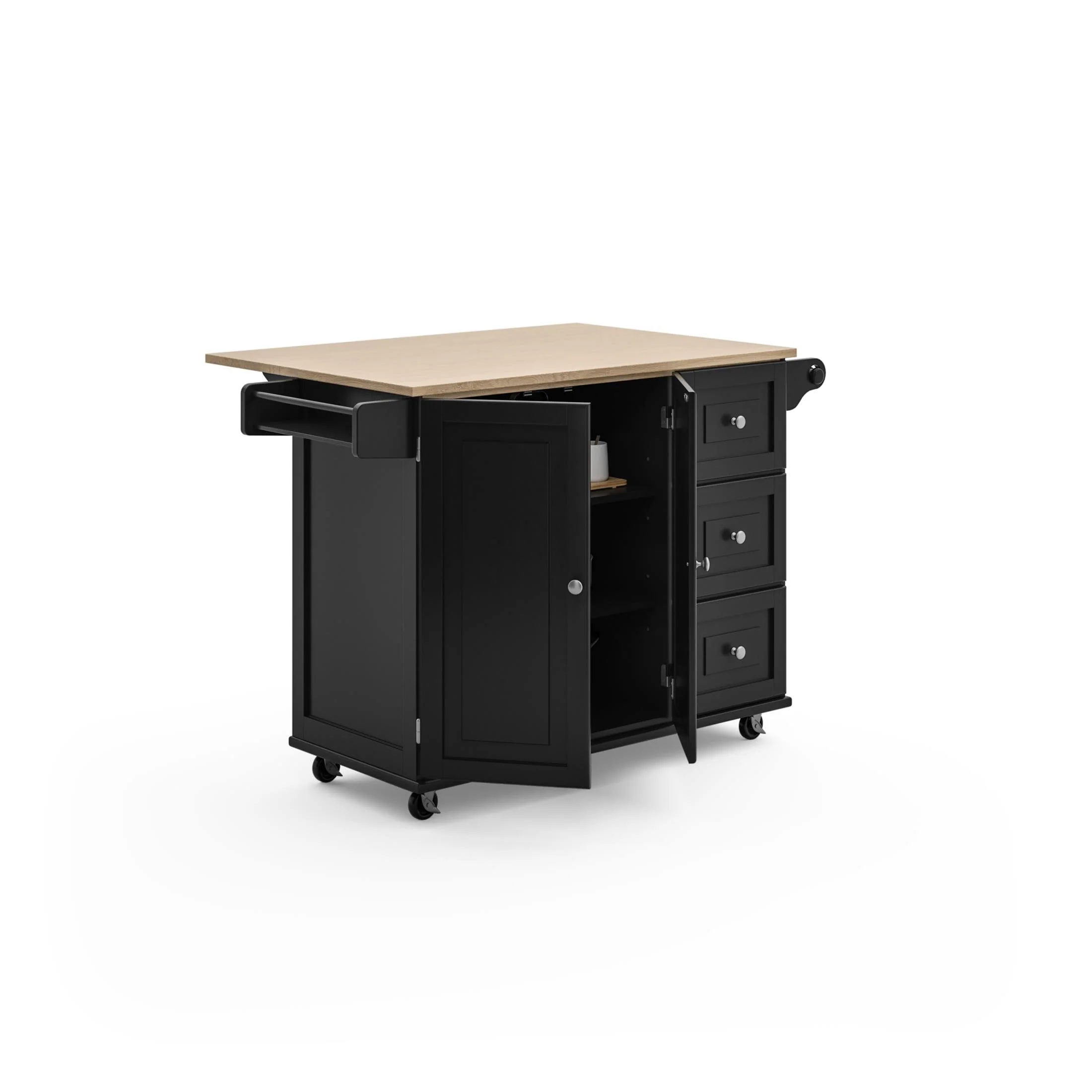 Dolly Madison 3 Drawer Kitchen Cart
