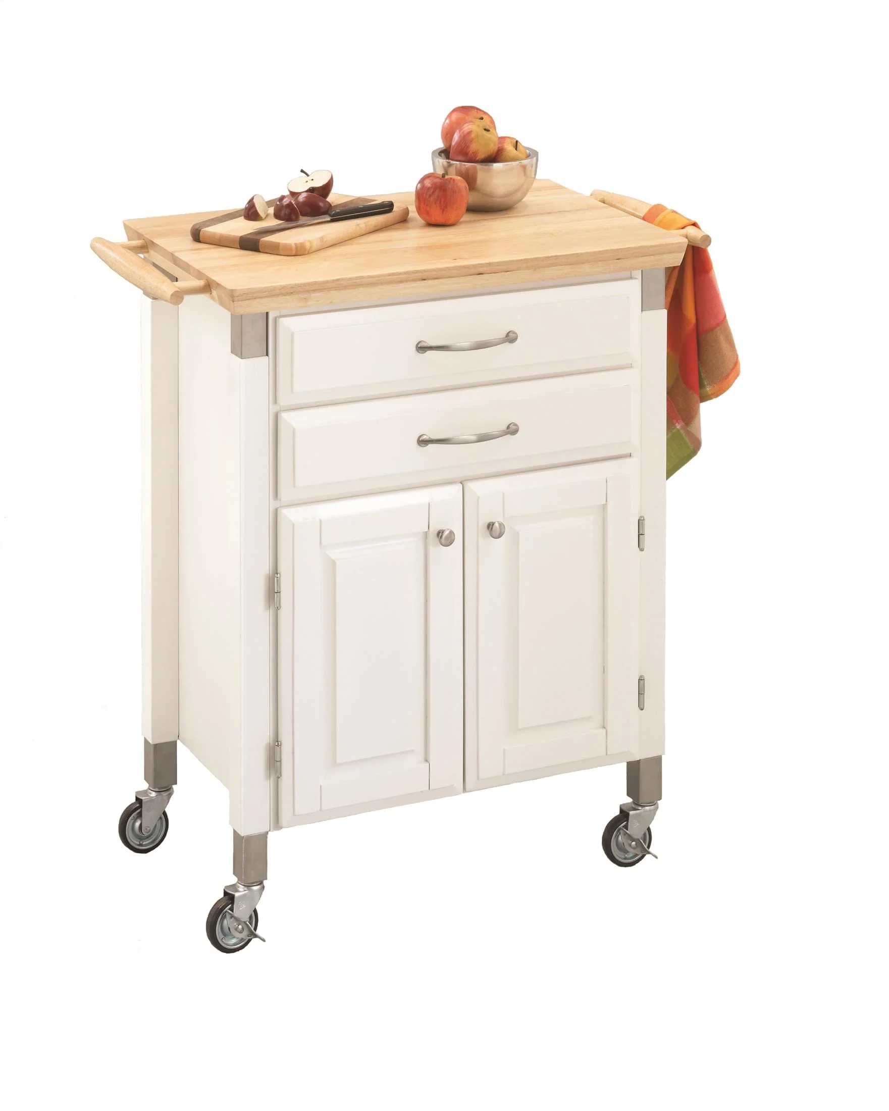 714-dolly-madison-off-white-kitchen-cart-1.webp Dolly Madison Off-White Kitchen Cart