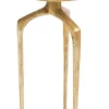 Set of 2 Como Accent Tables Antique Gold