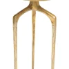 Set of 2 Como Accent Tables Antique Gold