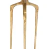 Set of 2 Como Accent Tables Antique Gold