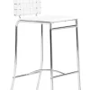 Criss Cross Barstool (Set of 2) White