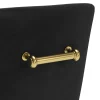 Madelaine Counter Stool Black & Gold