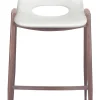 Desi Counter Stool (Set of 2) White & Walnut