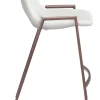 Desi Counter Stool (Set of 2) White & Walnut