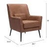 Ontario Accent Chair Vintage Brown