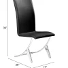 Delfin Dining Chair (Set of 2) Black