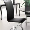 Delfin Dining Chair (Set of 2) Black