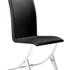 Delfin Dining Chair (Set of 2) Black