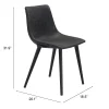 Daniel Dining Chair (Set of 2) Vintage Black
