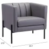 Jess Accent Chair Gray