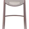 Desi Barstool (Set of 2) Beige & Walnut