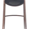 Desi Barstool (Set of 2) Black & Walnut