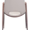 Desi Dining Chair (Set of 2) Beige & Walnut
