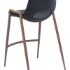 Desi Counter Stool (Set of 2) Black & Walnut