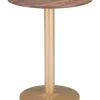 Alto Bistro Table Brown & Gold