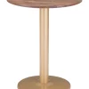 Alto Bistro Table Brown & Gold