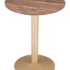 Alto Bistro Table Brown & Gold