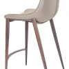 Magnus Counter Stool (Set of 2) Brown & Walnut